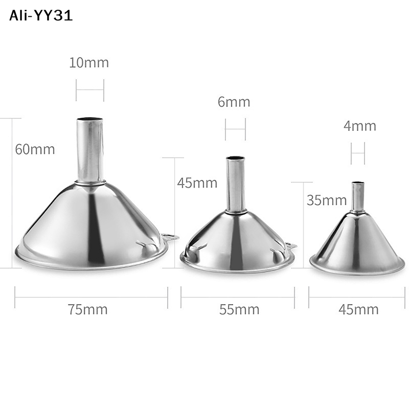 Miniature Baking Kitchen - 【YY】3 pçs/set 2025 novo mini funil