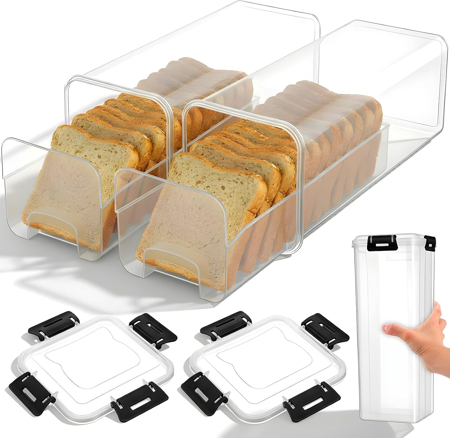 Kitchen Baking Trays - Recipiente para Armazenamento de Pão com