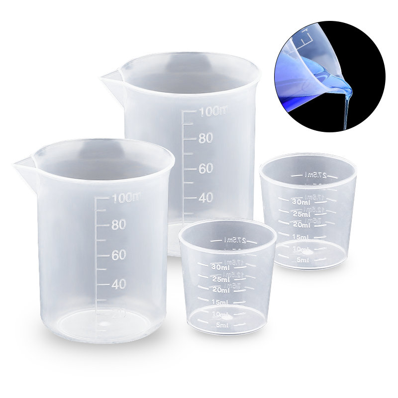 Kitchen Baking Equipment - Copo Medidor de Plástico 100ML e