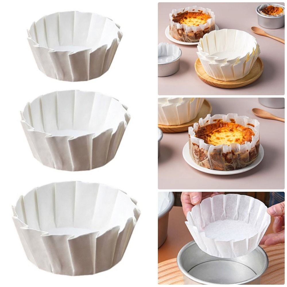 Kitchen Baking Paper - Dobrável Oilproof Paper Cup, Oilproof Liner,
