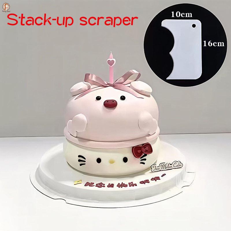 Fondant Smoother Set - Espátula Alisadora de Bolo Ajustável, Espátulas