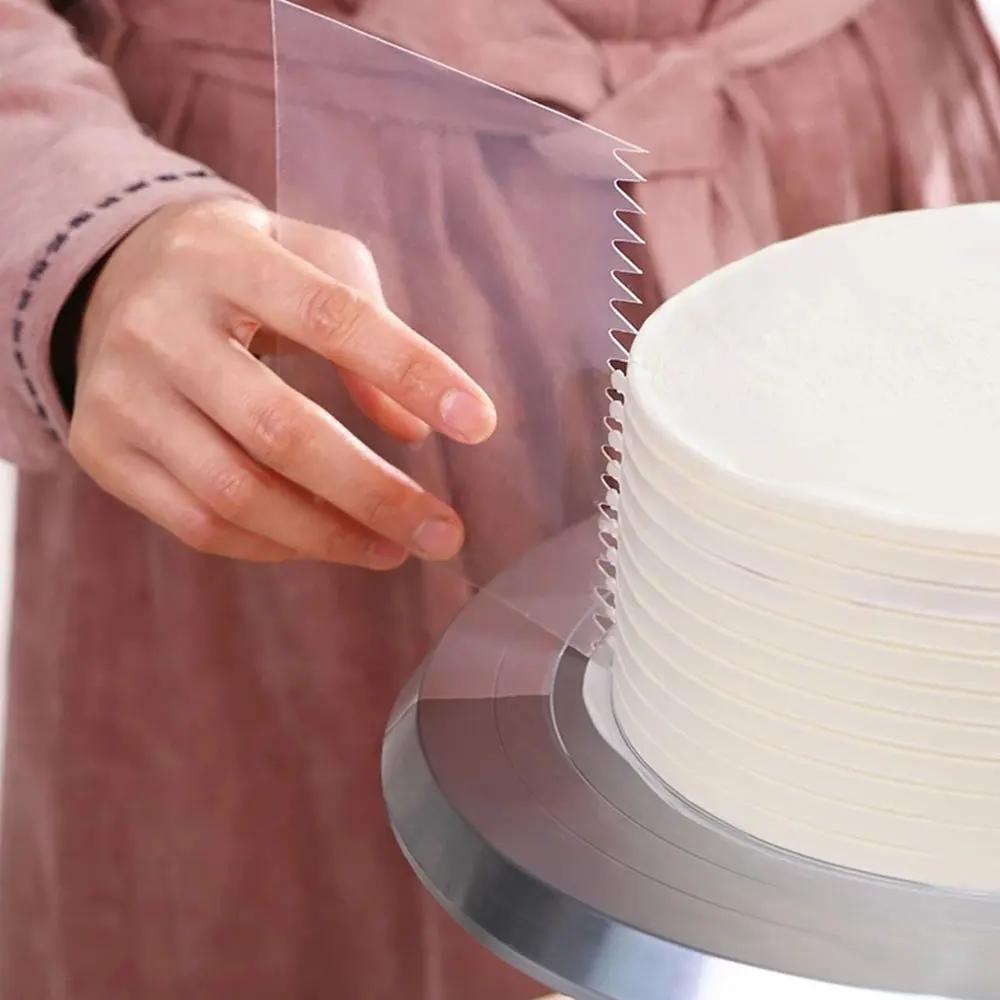 Fondant Smoother Set - Raspador de bolo, fondant, mousse, creme,