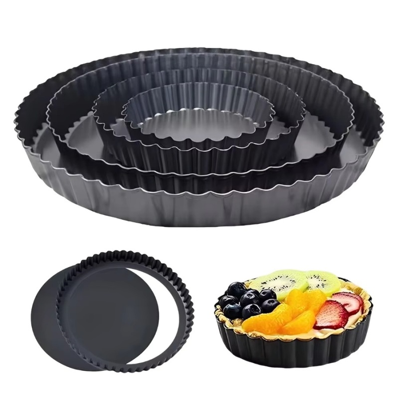 Kitchen Baking Trays - Forma de Tarte Removível com Fundo