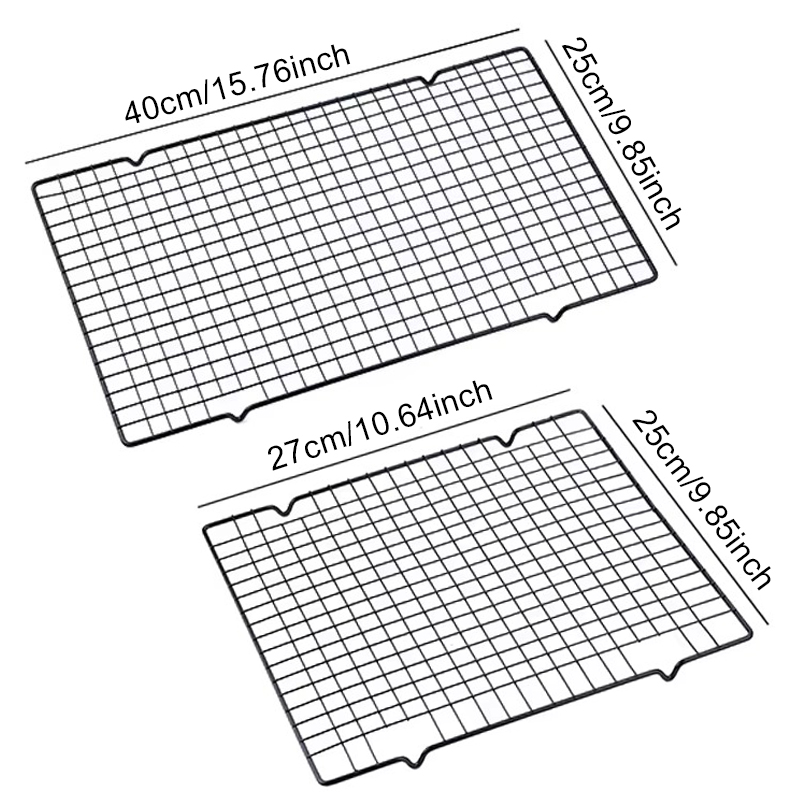 1/2 Peças Grelha de Resfriamen - Kitchen Baking Trays avaliação e preço