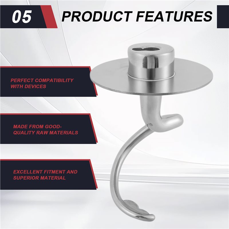 Gancho Espiral de Aço Inoxidáv - Stand Mixer Bowl avaliação e preço
