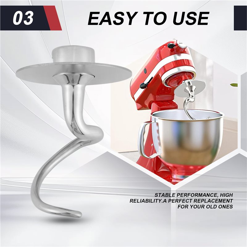 Gancho Espiral de Aço Inoxidáv - Stand Mixer Bowl avaliação e preço