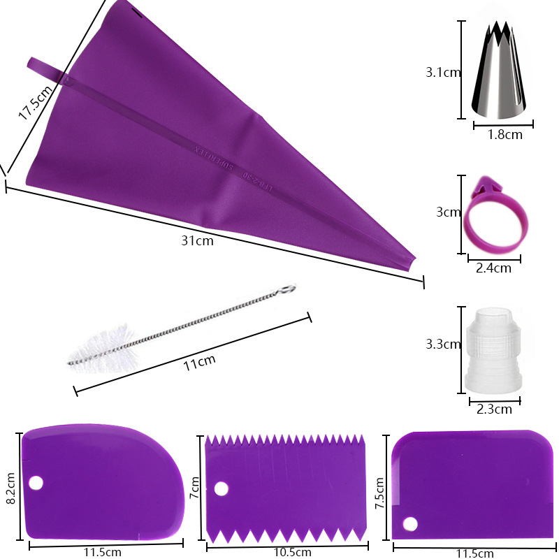 Conjunto de bicos de confeitar - Kitchen Baking Equipment avaliação e preço