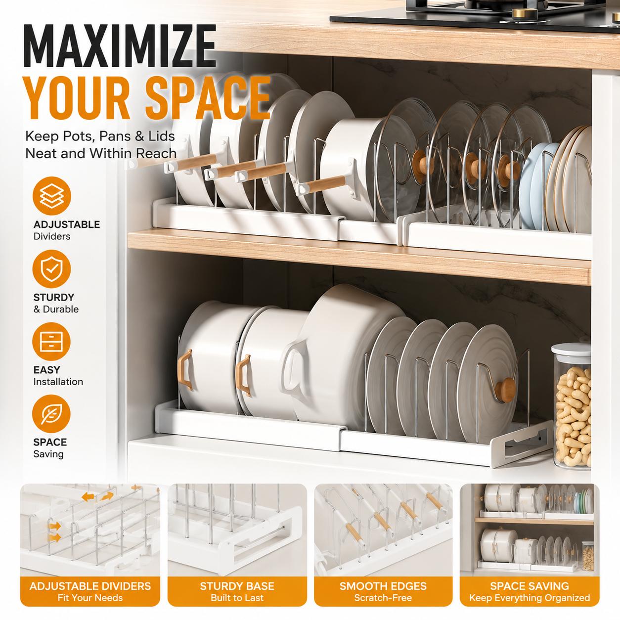 Organizador Expansível de Pane - Kitchen Baking Drawer avaliação e preço