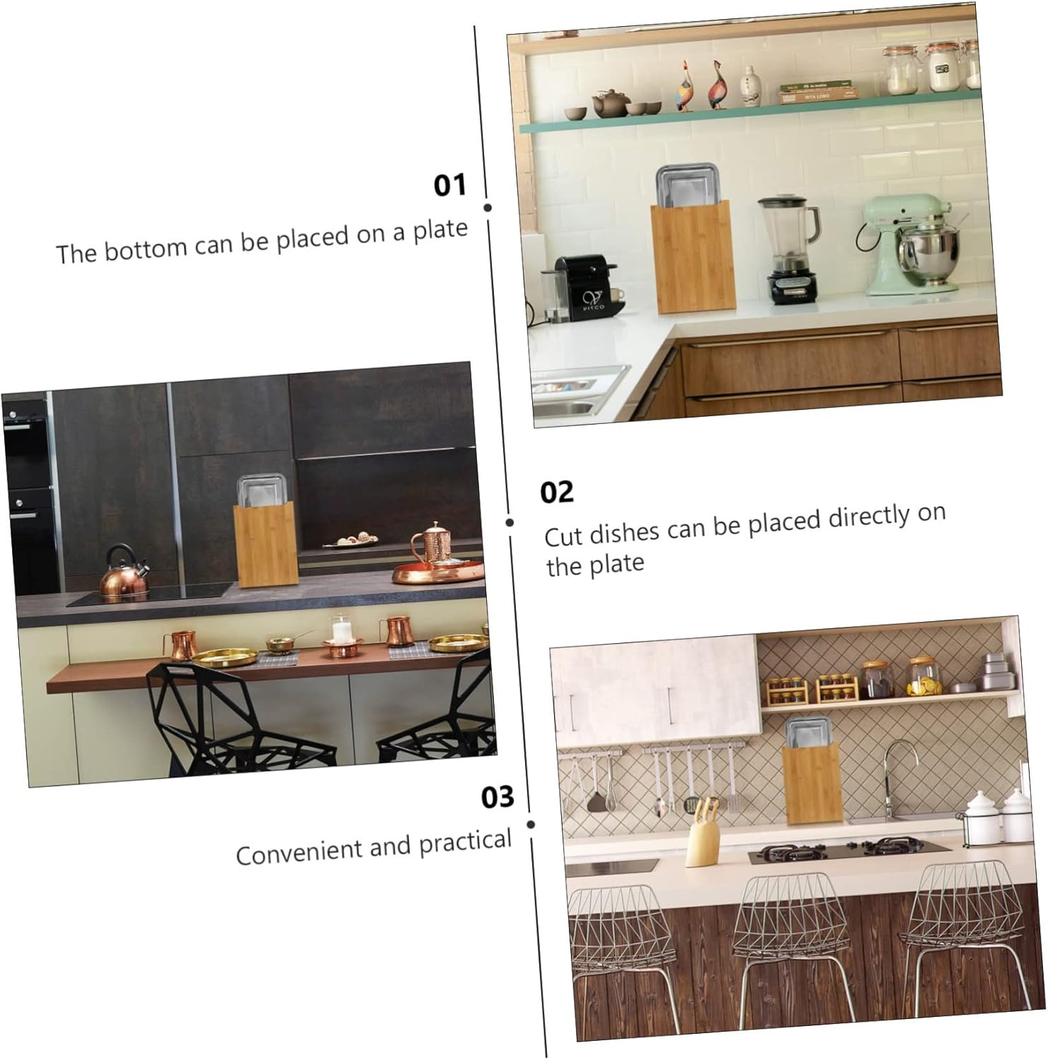 Tábua de corte de bambu, bife  - Kitchen Baking Drawer avaliação e preço