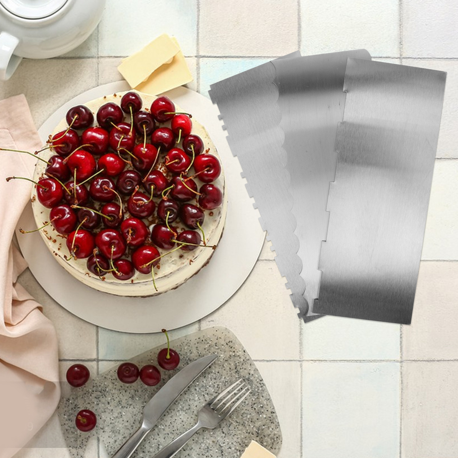 Conjunto de 3 Peças de Ferrame - Fondant Smoother Set avaliação e preço