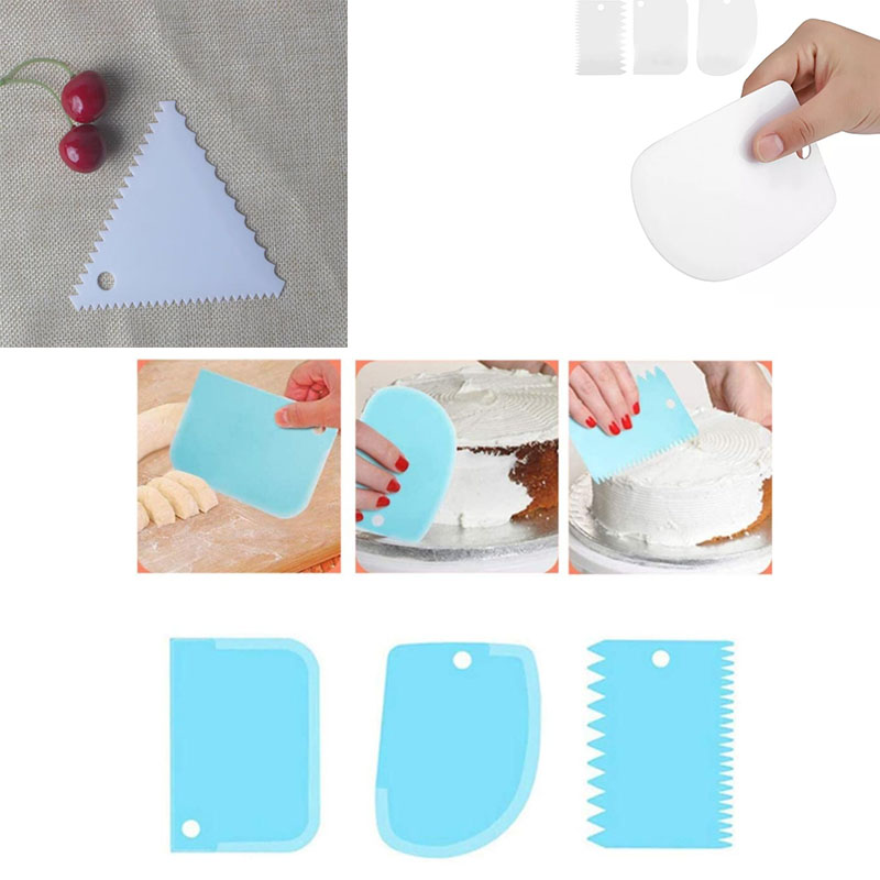 Conjunto de raspador de bolo d - Fondant Smoother Set avaliação e preço