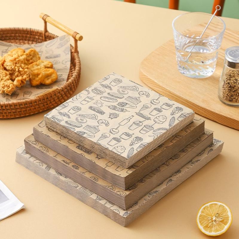 100 pçs à prova de óleo cozime - Kitchen Baking Paper avaliação e preço