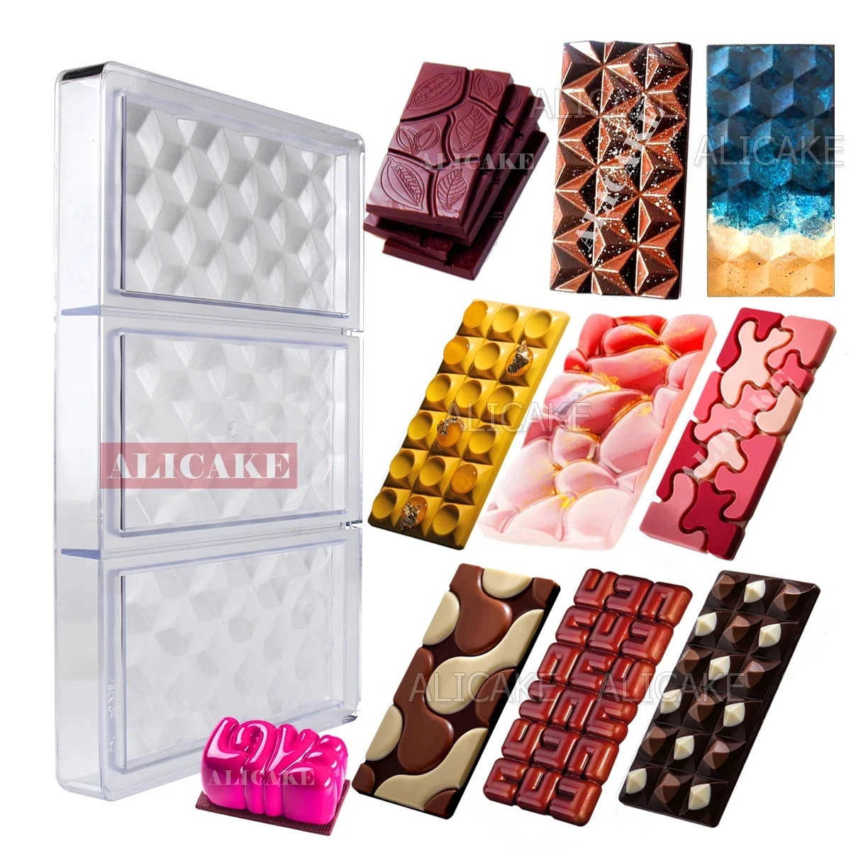 Molde de chocolate policarbona - Kitchen Baking Items avaliação e preço