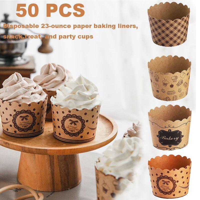 50 unidades/pacote cupcake cop - Kitchen Baking Paper avaliação e preço
