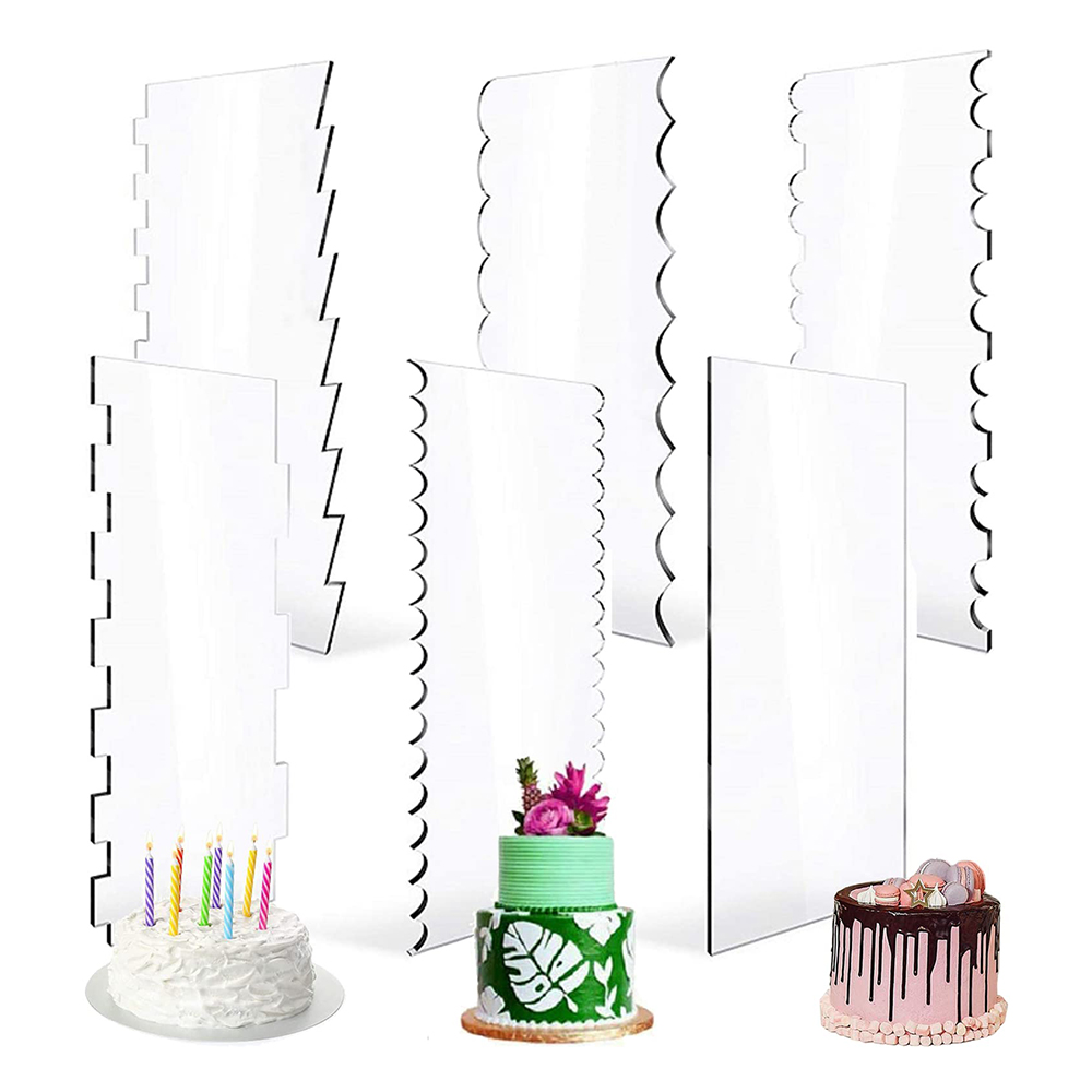 4/6 pçs acrílico decoração do  - Fondant Smoother Set avaliação e preço