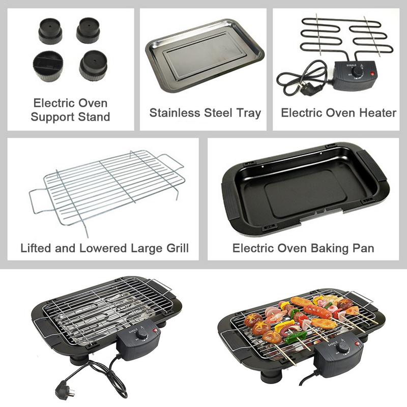 Grelha doméstica sem fumaça, 2 - Kitchen Baking Equipment avaliação e preço