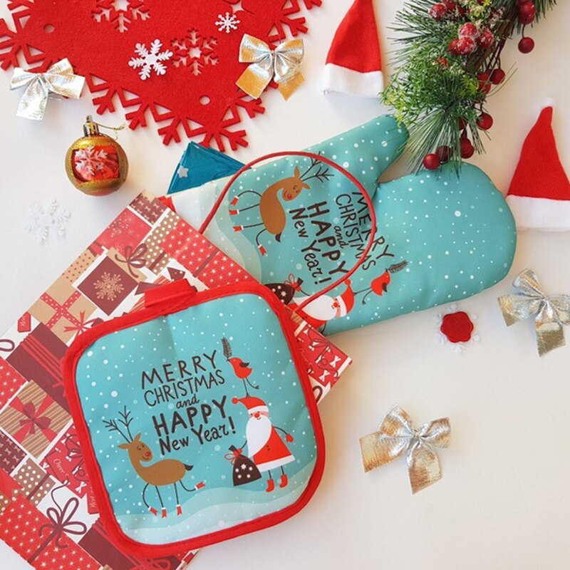 2 pçs/set luvas de forno de na - Kitchen Baking Gifts avaliação e preço