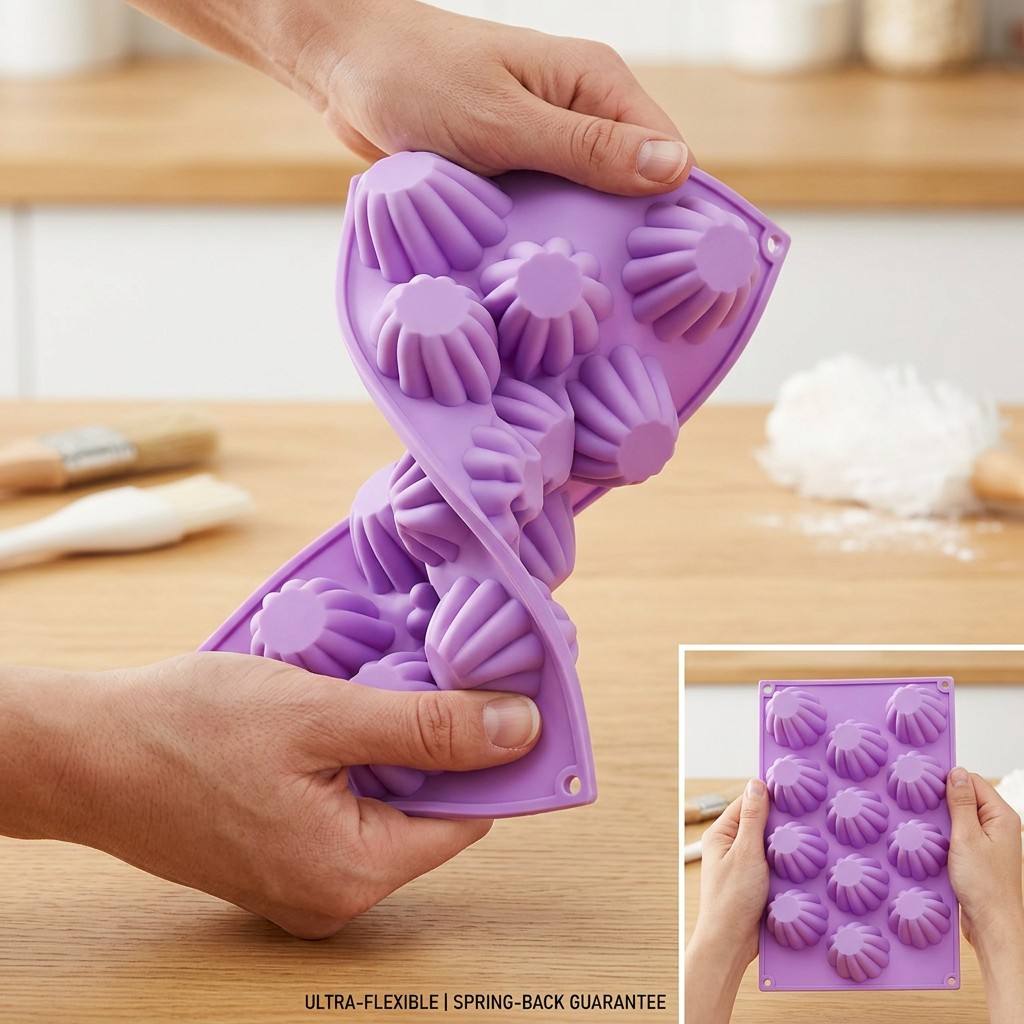 Molde de Silicone Mini Espiral - Miniature Baking Kitchen avaliação e preço