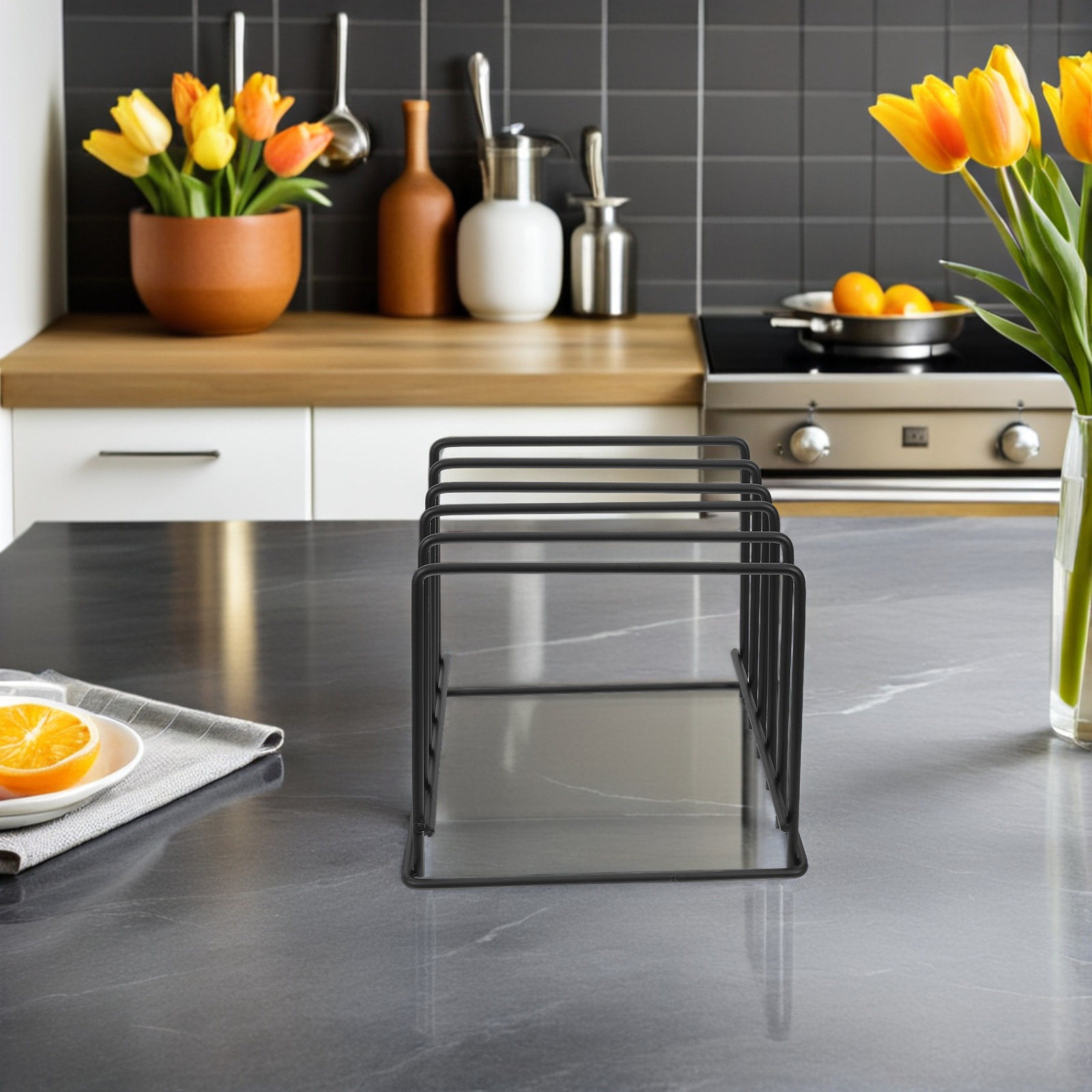 2 Peças Suporte Organizador de - Kitchen Baking Trays avaliação e preço
